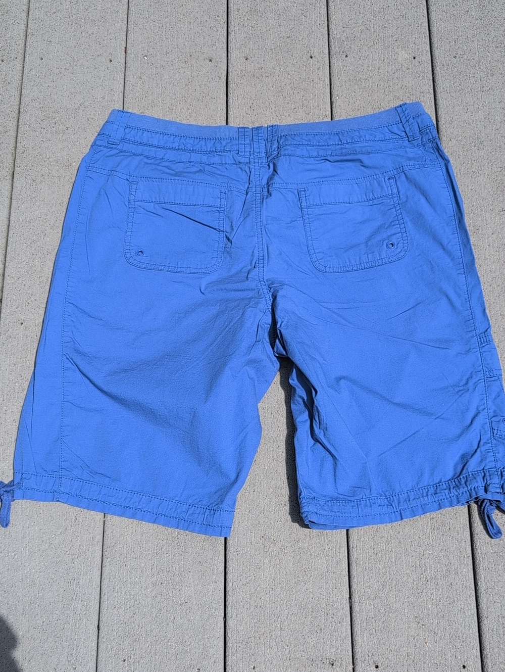 Khakis & Company Blue Bermuda Cargo Shorts | Kahkis & Co Bermuda Shorts - Picture 9 of 9